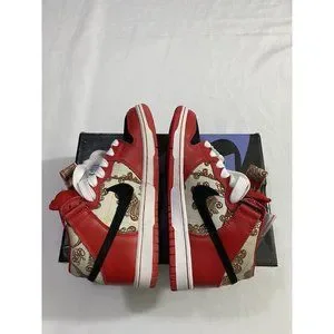 Pre-Owned Mens Size 7.5 Light Bone Nike SB Dunk Mid Linoleum Skateboarding Shoes Pre-Owned Mens Size 7.5 Light Bone Nike SB Dunk Mid Linoleum  main image 3